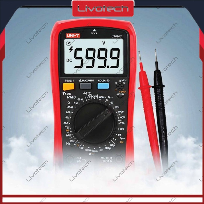 UNI-T UT-890C Multitester UT890C Multimeter Avometer Termometer uni-t
