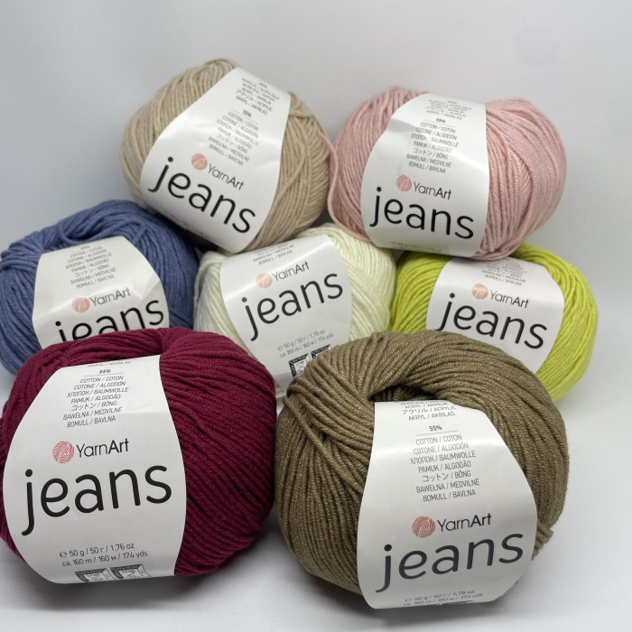..... Benang Rajut Katun Impor Premium Yarnart Jeans Cotton Yarn
