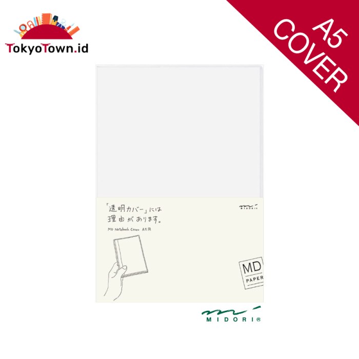 

ATKJaya- Midori Clear Cover for A5 Journal Notebook