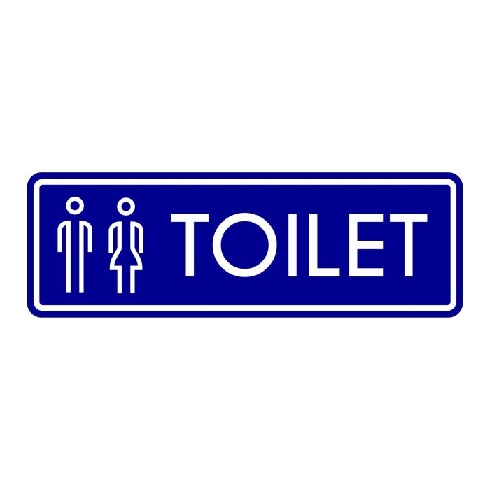

ATKJaya- RAMBU PLANG TOILET 30CM X 10CM AKRILIK
