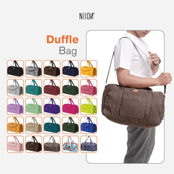 JTTOP TAS OLAHRAGA FITNESS TRAVELLING LIPAT NIION DUFFLE