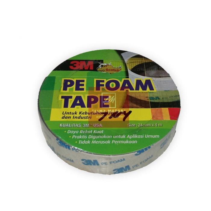 

ATKJaya- Double Tape Busa 3M PE FOAM TAPE 24mm X 4m USA Original