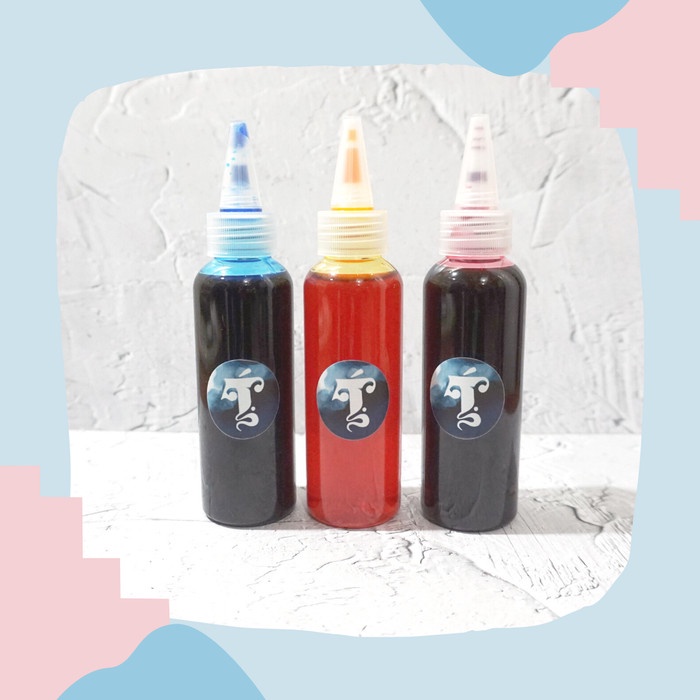 

ATKJaya- TERATURA Paket 3 Pewarna Kain dan Tekstil / Pewarna Tie Dye + 3 Botol