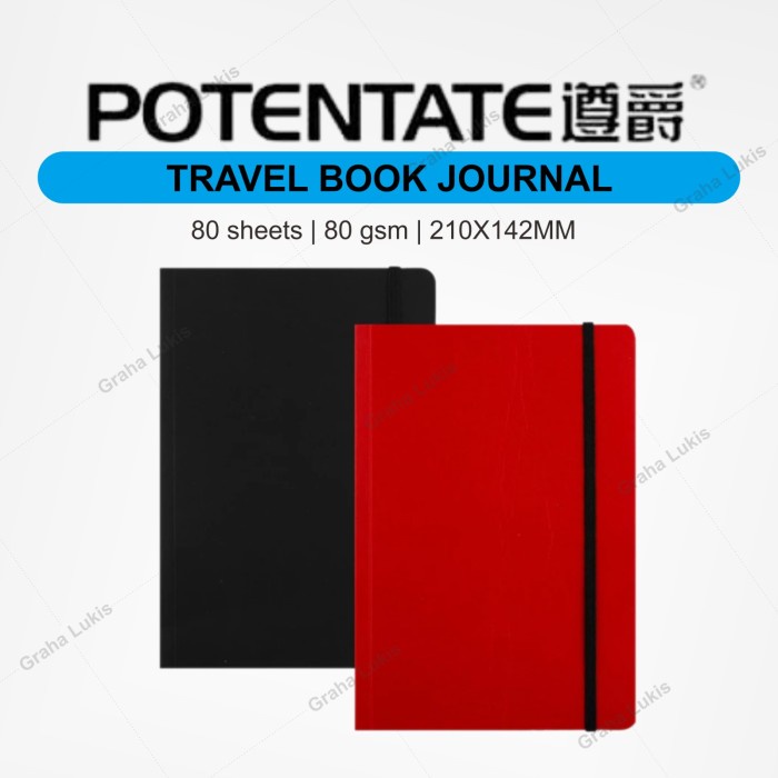 

ATKJaya- POTENTATE TRAVEL BOOK / TRAVEL JOURNAL ( 210X142mm)