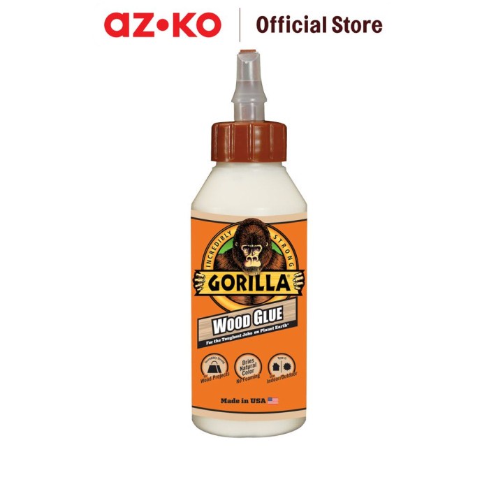 

ATKJaya- AZKO Gorilla Lem Kayu 236 ml Wood Glue Pasta Perekat Quick Dry Glue Perlengkapan