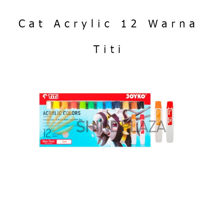

ATKJaya- Cat Acrylic TiTi 12 Warna - Cat Akrilik Joyko ACC-12ML-12 Colors