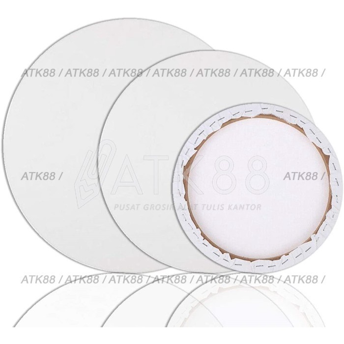 

ATKJaya- Kanvas Lukis Round Bulat 20 x 20 cm/Canvas Board Circle 20x20 cm
