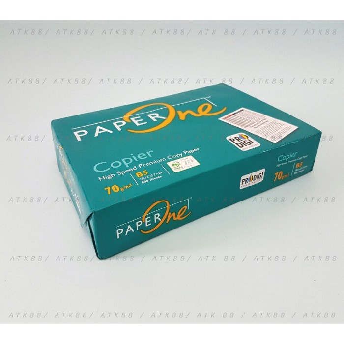 

ATKJaya- Kertas Paper One B5 70 gram/Kertas Fotokopi/Kertas Print