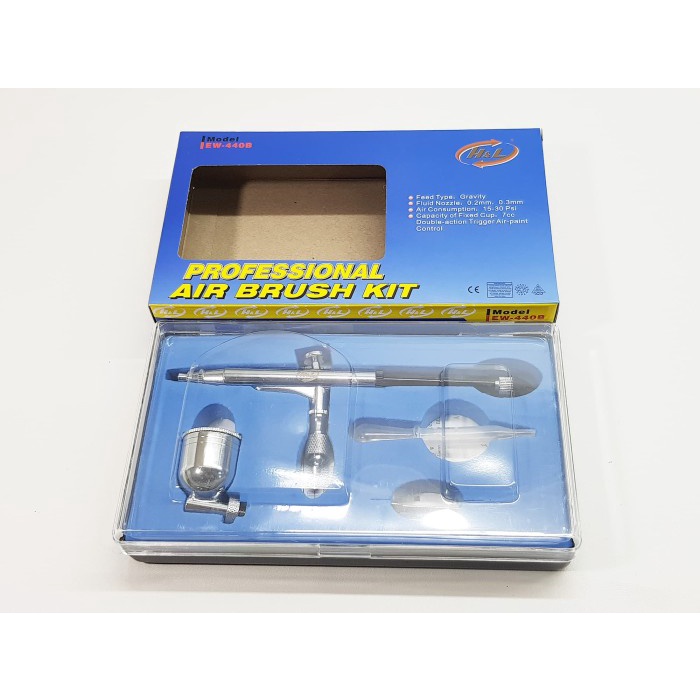 

AIR BRUSH KIT PEN BRUSH SPRAY GUN LUKIS MERK H&L