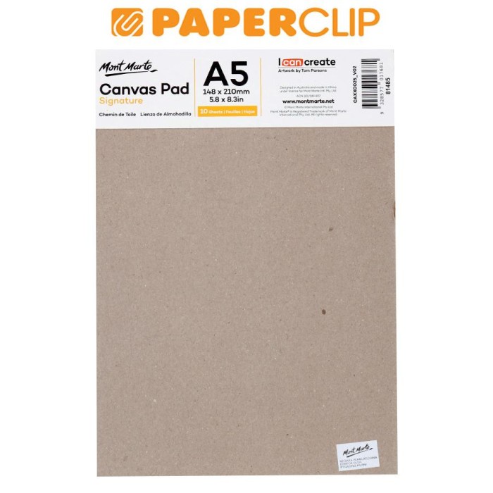 

CANVAS PAD MONT MARTE A5 CAXX0025 10S