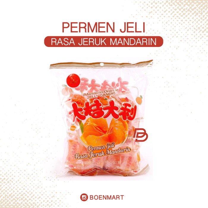 

JH8 Permen jeli rasa jeruk mandarin 500 gr