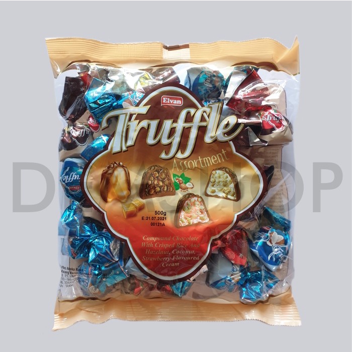 

JH8 ELVAN TRUFFLE CHOCOLATE 400g - Assortment (mix) cokelat coklat turki