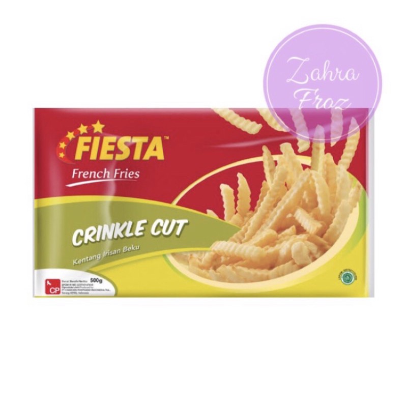 

FIESTA FRENCH FRIES CRINKLE CUT 500 GR