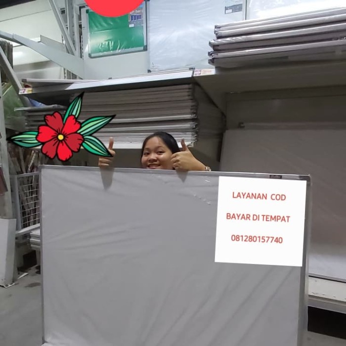 

[tmr] - Whiteboard gantung 90 x 120 cm
