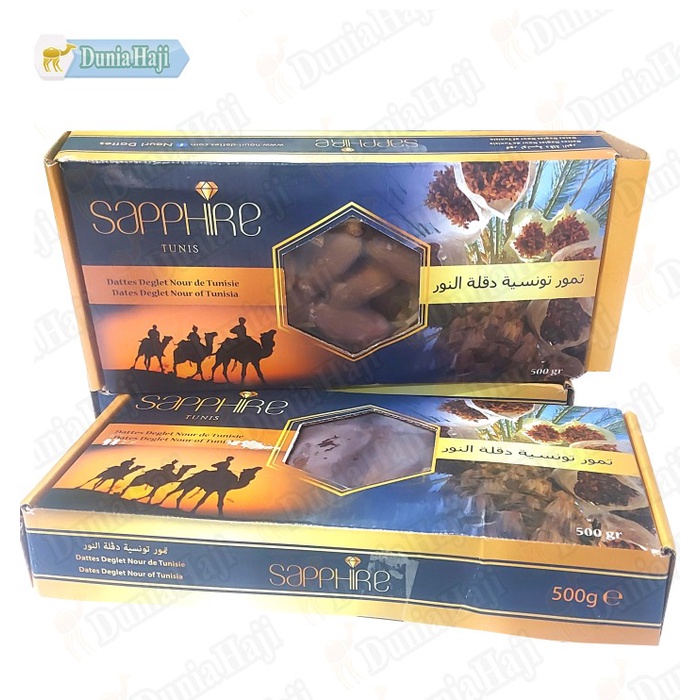 

Kurma TUNISIA TANGKAI 500GR Tunis Tangkai Deglet Noor Premium Quality