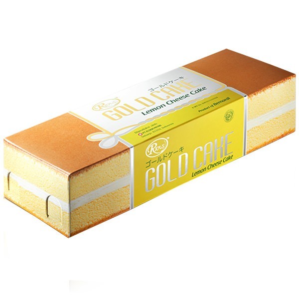 

RIOUS GOLD CAKE LEMON CHEESE 400GR ISI 12 SLICE KEIK ALA JEPANG