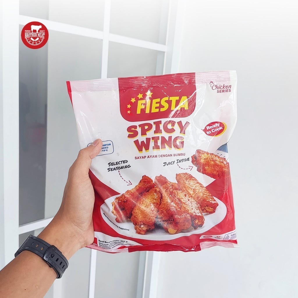 

Fiesta Spicy Wing 400gr, Sayap Ayam Pedas - Brothermeatshop
