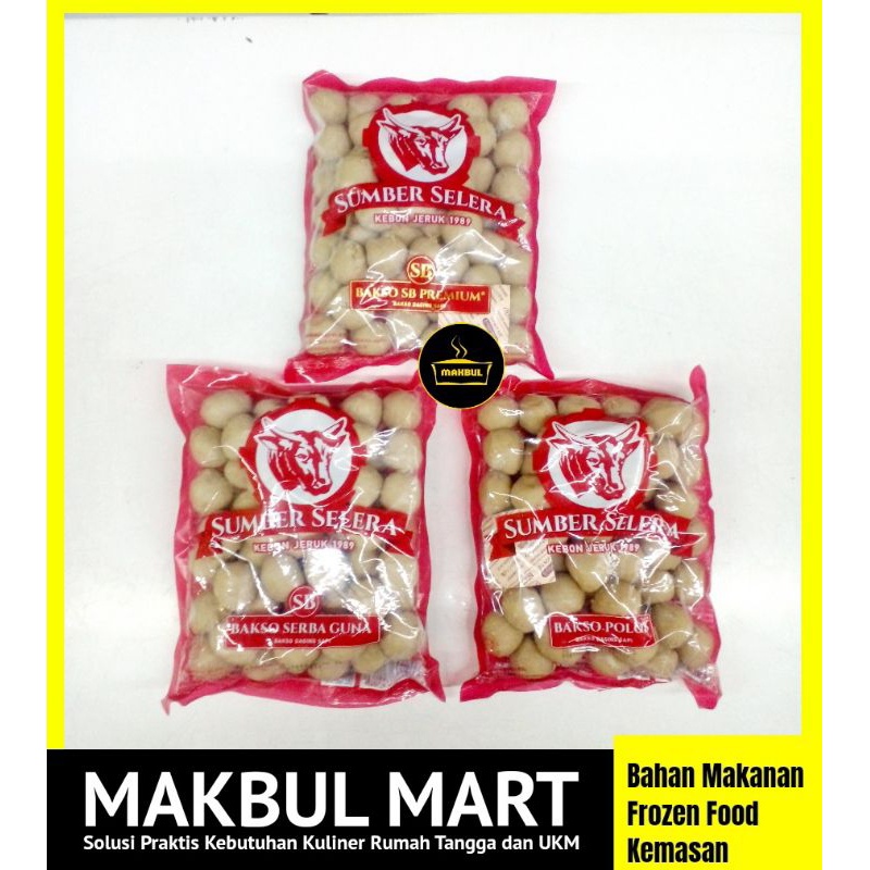 

Sumber Selera Bakso Polos, SB Premium, Serbaguna isi 50