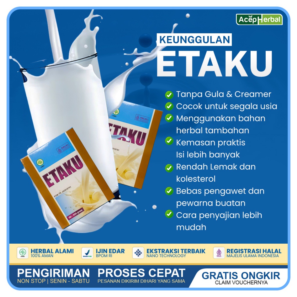 

Etaku Goat Milk Susu Kambing Etawa Bubuk Murni Walatra Etaku Solusi Untuk Peninggi Badan Sesak Nafas