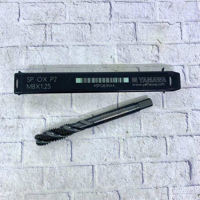 TAP MESIN SPIRAL M8 X 1.25 SP OX P2 MERK YAMAWA BARU