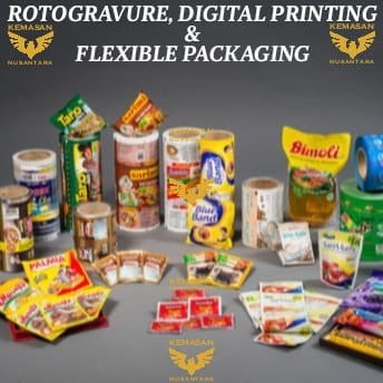 Custome Order Plastik Vakum / Aluminium Foil / Kemasan Printing - Asli