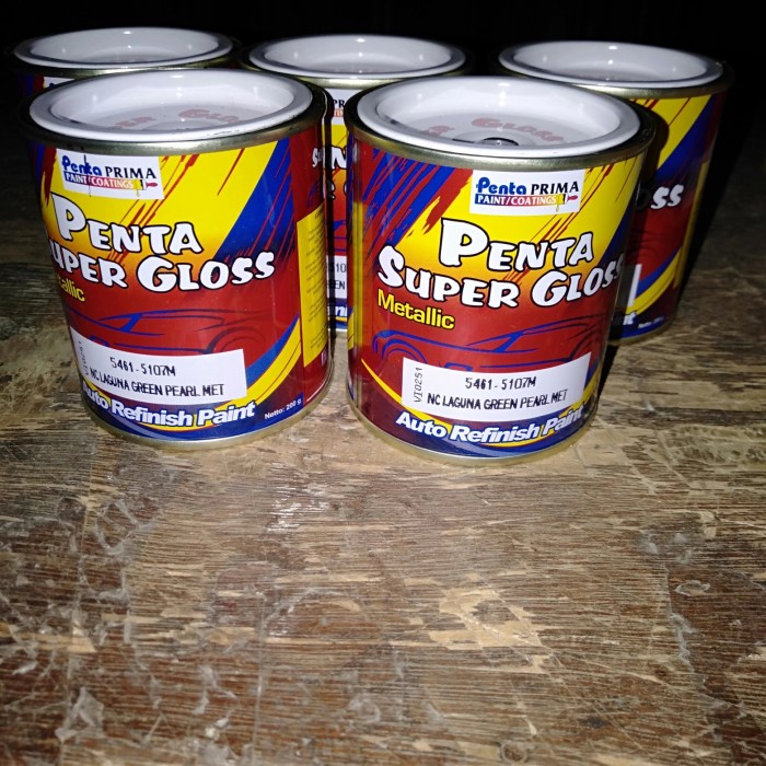 Penta Super Gloss Nc Laguna Green Pearl 5107M Met Hijau Botol 200 Gram