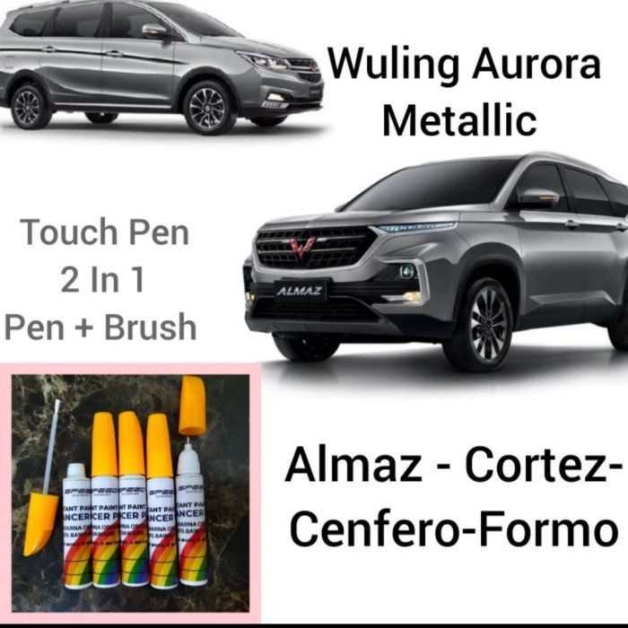 Cat Oles Asli Penghilang Baret Mobil Wuling Aurora Silver Metallic
