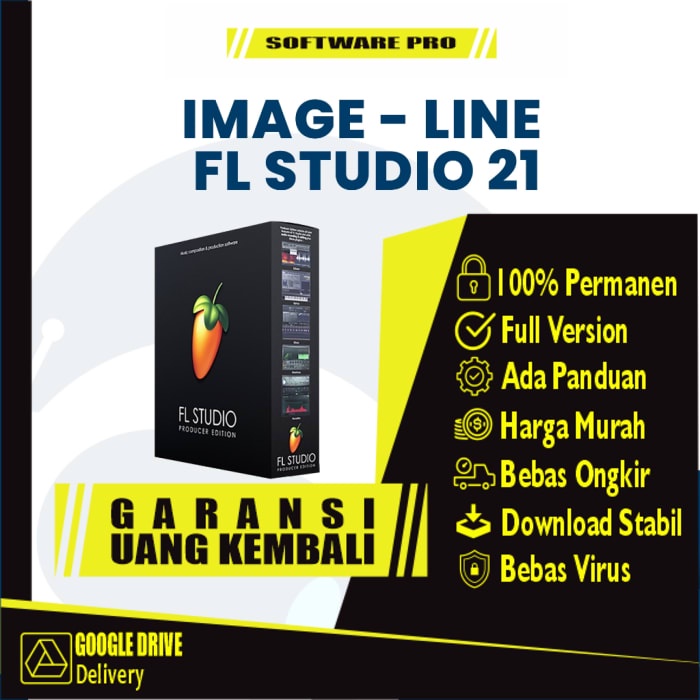 ATAR (Win/Mac) Image-Line FL Studio 21 Sudah Lisensi Win PRO LIFETIME