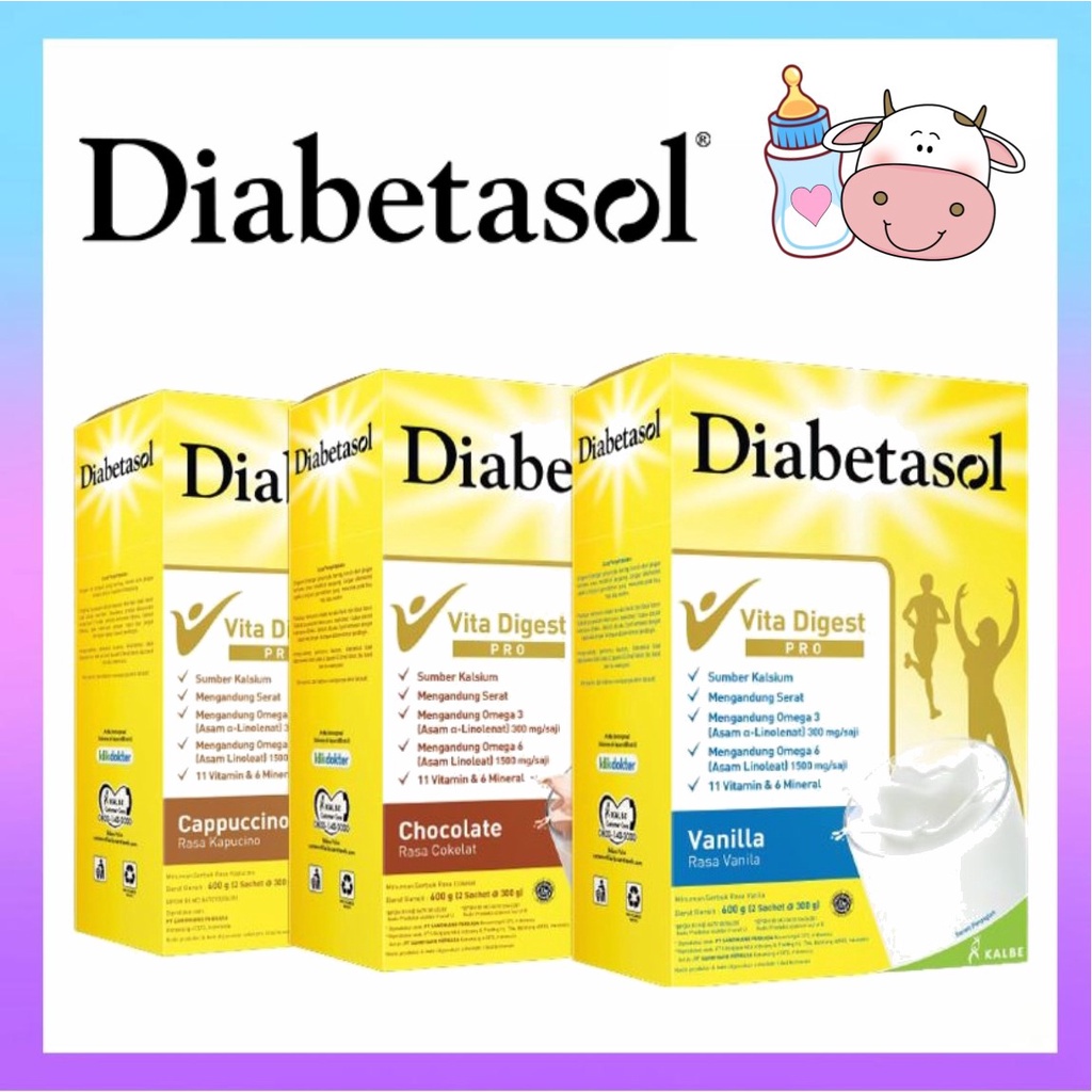 

Diabetasol 570gr vanila / coklat / Cappucino / Almond
