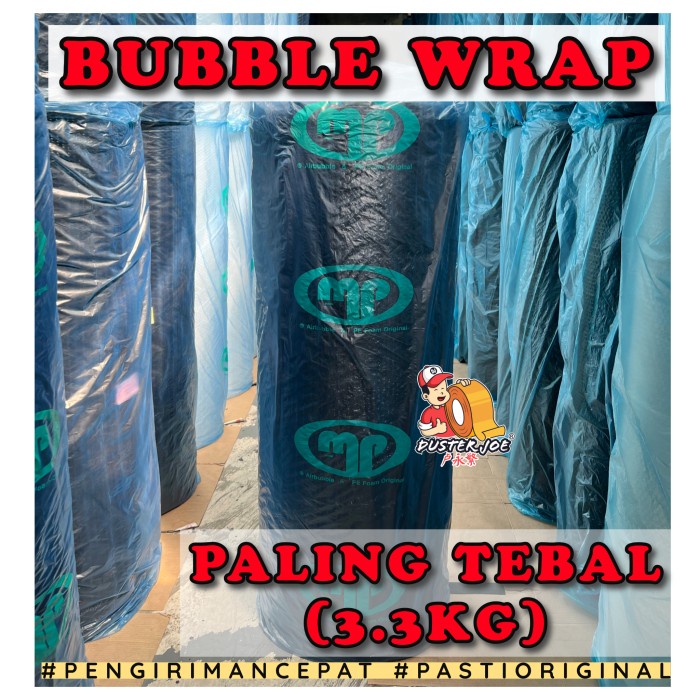 

SOUVEN- Bubble Wrap Hitam MP Mulia Pack 125cm x 50M