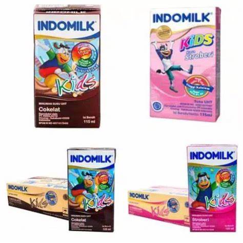 

INDOMILK KIDS SUSU UHT KOTAK 115 ML 1 DUS ISI 40 PCS