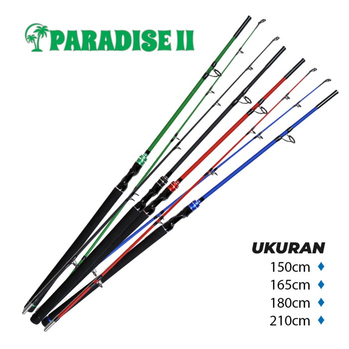 Joran Spinning Tornado Paradise II Fiber Solid Terkuat