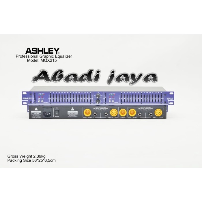 Sale Equaliser Ashley Mqx215 / Mqx-215 / Mqx 215 Original