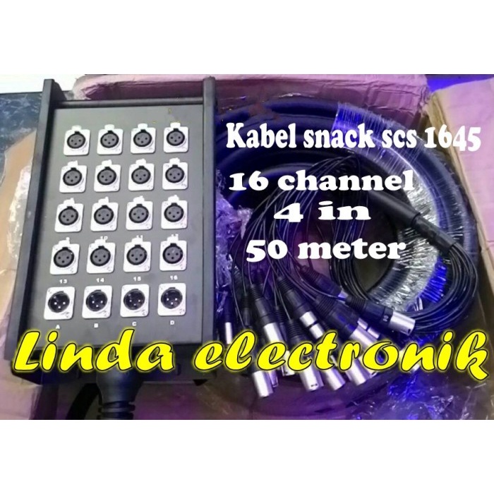 Hemat Snack Kabel Axl Audion Scs1645 16In 4Out 50M