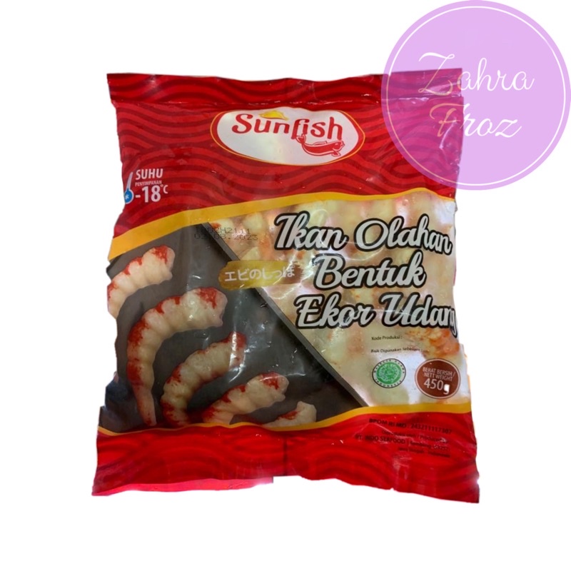 

SUNFISH IKAN OLAHAN BENTUK EKOR UDANG 500 GR