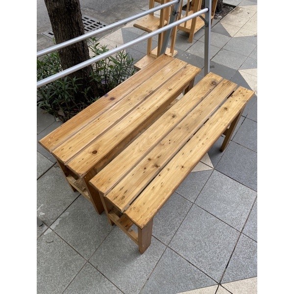 Kursi panjang kayu jati belanda