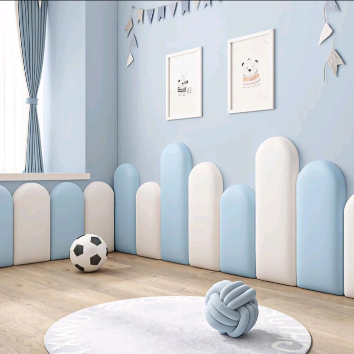 Terlaris HEADBOARD PANEL WALL 3D OVAL KAIN OSCAR (KULIT SINTETIS) PREMIUM SALE