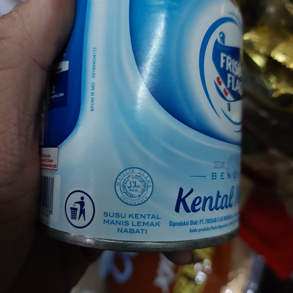 

[KALENG] Frisian Flag Susu Bendera Kental Manis Gold / Cokelat / Biru 370 gram
