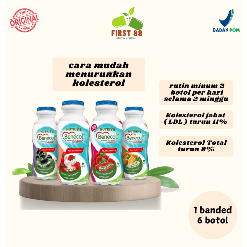 

NUTRIVE BENECOL 6 X 100ML MENURUNKAN KOLESTEROL