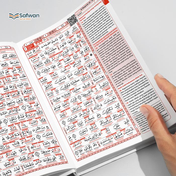 

HJK Al-Qur'an Terjemah Perkata Tematik Transliterasi Latin Dua Warna Safwan Al-Mubayyin Tematik