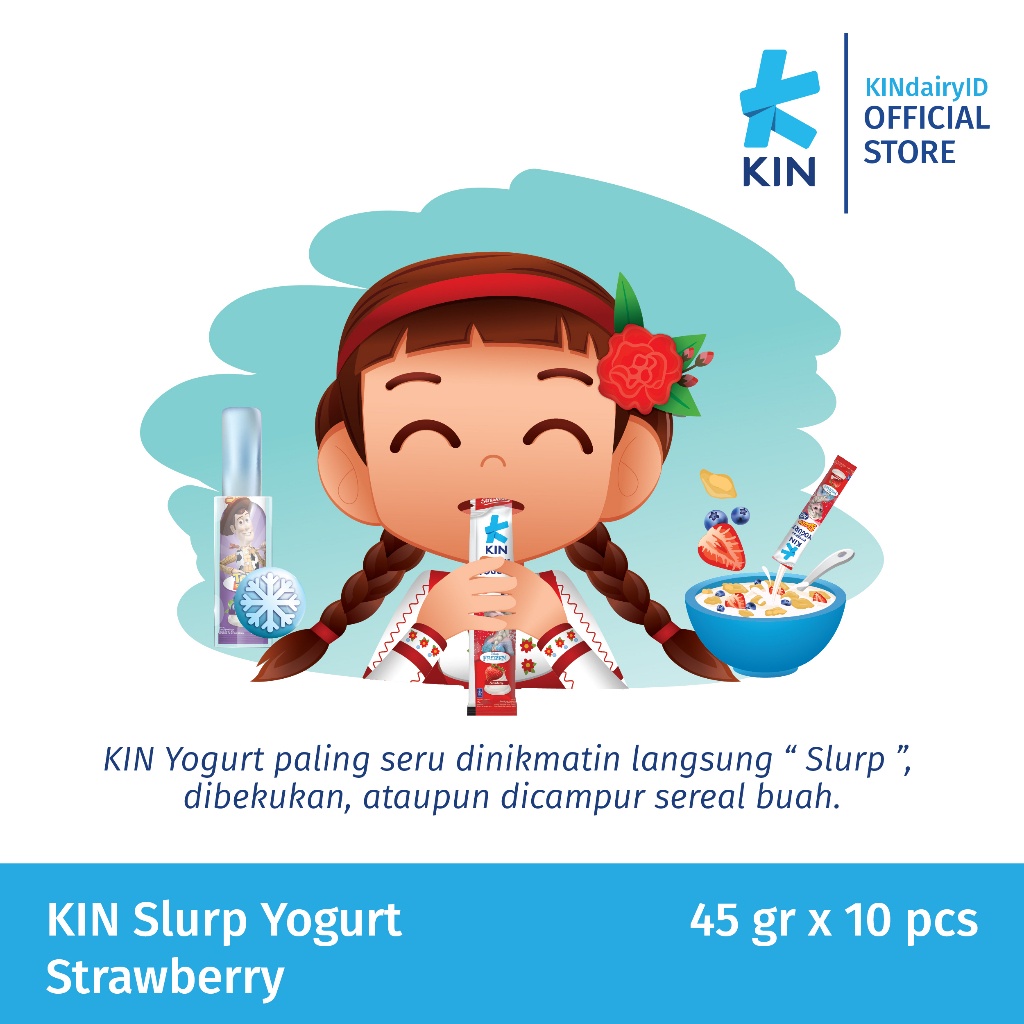 

KIN Yogurt Slurp Strawberry 45 g