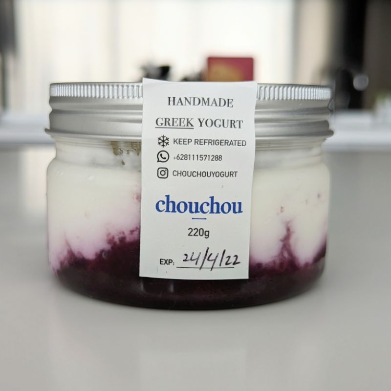 

ChouChou Greek Yogurt Blueberry (220 grams)