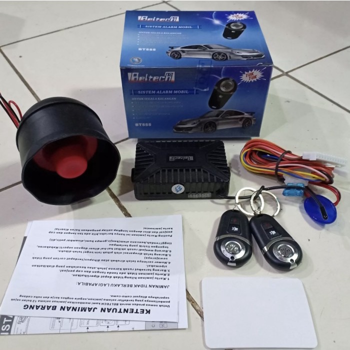 BEST ALARM MOBIL BELTECH BT555 BT 555 KUNCI AVANZA XENIA LAMA UNIVERSAL
