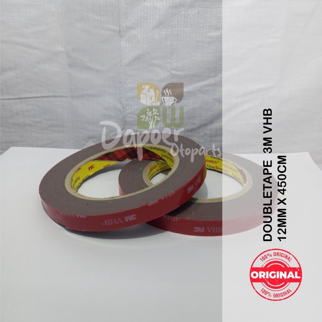 

Double Tape 3M VHB 4900 Size 12mm 450cm Lem Dobel Perekat Automotive