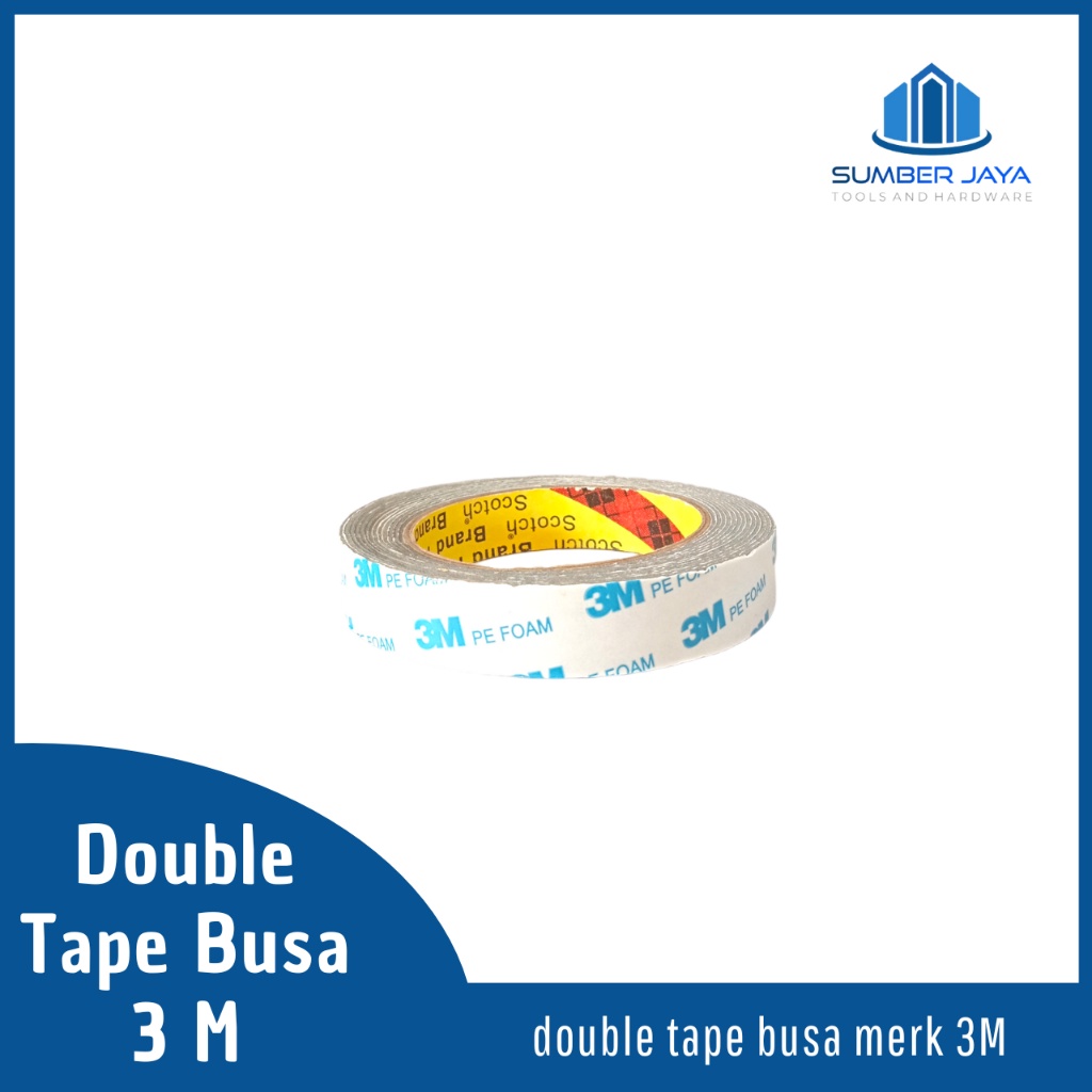 

Double Tape Foam 1" Inch Merk 3M ORIGINAL