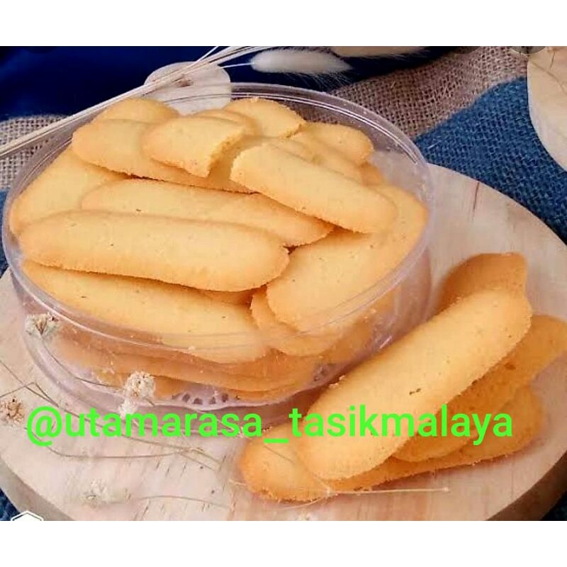 

HJ kue lidah kucing polos