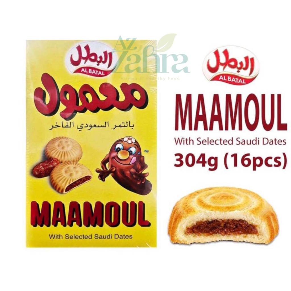 

HJ Maamoul Al Batal Biskuit Selai Kurma isi 16pcs