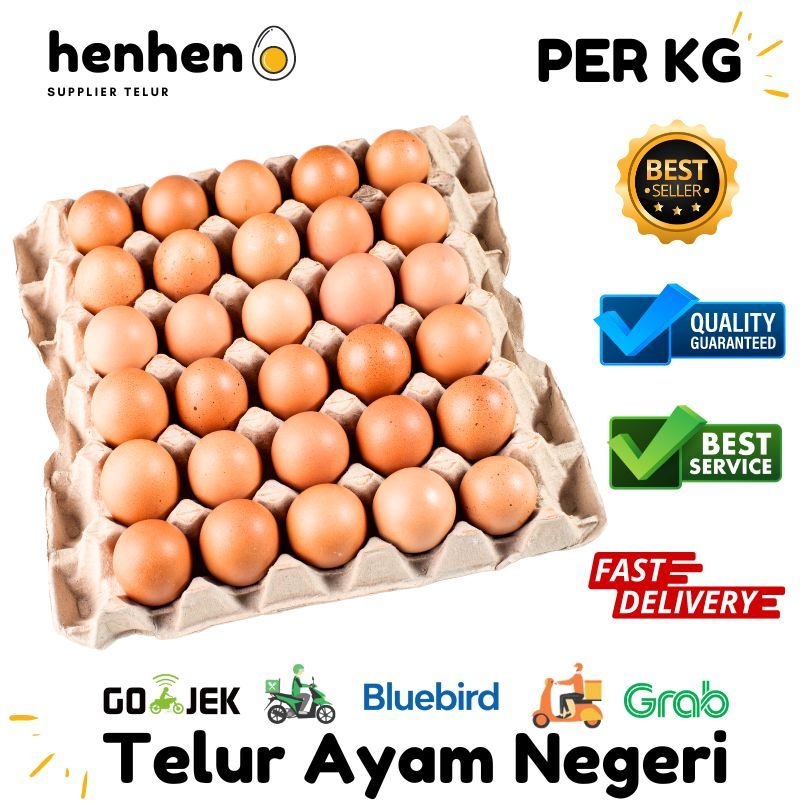 

TELUR AYAM NEGERI PER kg SEGAR Supplier Telur Hen - hen