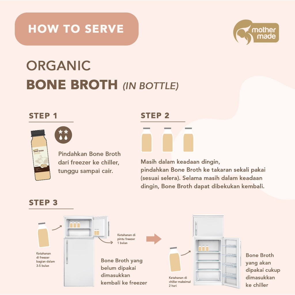 

Organic Chicken Bone Broth / Kaldu Ayam Kampung Organik MPASI (2x250ml)