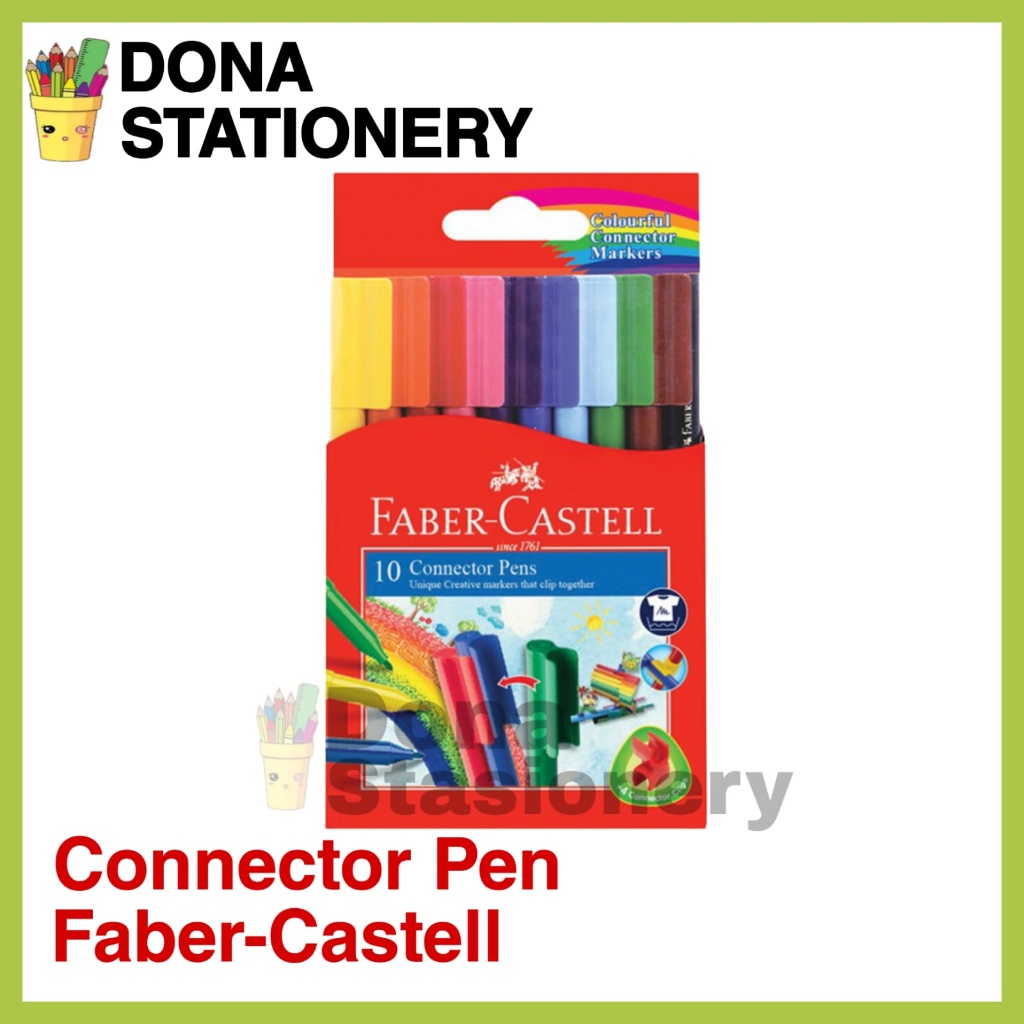 

Connector Pen Faber-Castell Spidol Faber Castell Spidol Warna-warni Spidol Lucu